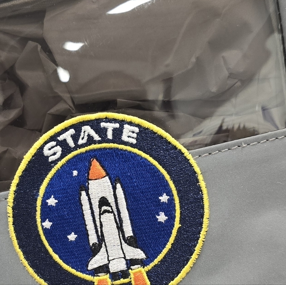 STATE Gray Belt Bag with Rocket Emblem - Picture 4 of 4